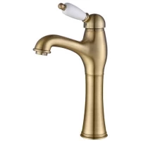 Смеситель для раковины Caprigo Adria Uno 02-525-vot с донным клапаном, бронза