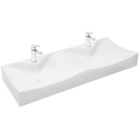 Раковина-чаша WeltWasser Elbach 2216 10000004587 111,5x40 см, накладная, белый