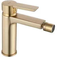 Смеситель для биде Rea Argus REA-B6411 без донного клапана, золотой матовый