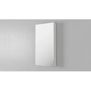 Изображение товара зеркальный шкаф 47x95 см белый матовый velvex unique unit zsuni.47.h95-211
