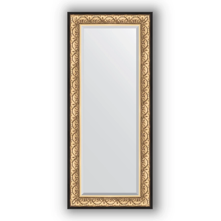 Зеркало 65x150 см барокко золото Evoform Exclusive BY 1271 зеркало 80х135 см барокко золото evoform exclusive g by 4251
