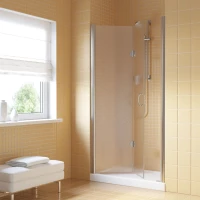 Душевая дверь Vegas Glass GPS LUX 75 08 02 L 75 см L, профиль хром, стекло шиншилла