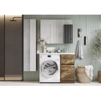 Комплект мебели дуб рустикальный 105 см Акватон Лондри 1A267001LHDR0 + 1A274901LHDR0 + 1A72223KLH010 + 1A267302LH010