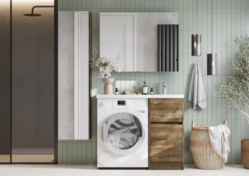 

Комплект мебели дуб рустикальный 105 см Акватон Лондри 1A267001LHDR0 + 1A274901LHDR0 + 1A72223KLH010 + 1A267302LH010