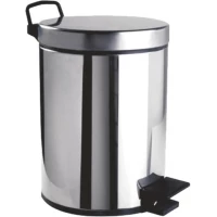 Мусорное ведро Creavit Cop ST16612 12л, с педалью, хром