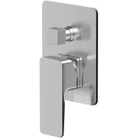 Смеситель для ванны Whitecross X X1435NIB встраиваемый, никель матовый