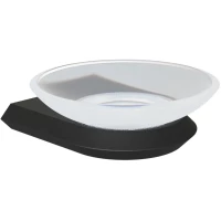 Мыльница Knotlor Space SD103BL настенная, черный матовый
