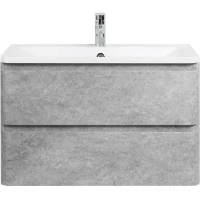 Тумба Cemento Verona Grigio 89,6 см BelBagno Albano ALBANO-900-2C-SO-CVG