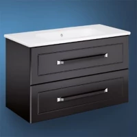 Тумба с раковиной черный матовый 78 см Gustavsberg Iconic GB71CCVU80PDWB