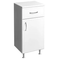 Тумба белый глянец/белый матовый 36 см Stella Polar Концепт SP-00000151