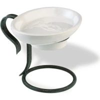 Мыльница Stil Haus Flora F09AP(43) настольная, античный черный