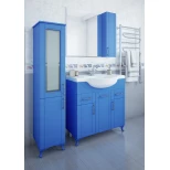 Комплект мебели голубой матовый 87,5 см Sanflor Глория C000005711 + 1.WH11.0.265 + C000005692