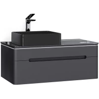 Тумба антрацит 100,4 см Jorno Shine Shi.01.100-M/P/A