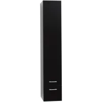 Пенал Aquanet Верона 00175391 подвесной R, черный