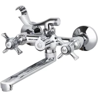 Смеситель для ванны Viko V-2122 с душевым гарнитуром, хром