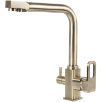 Смеситель для кухни Viko V-5703 с подключением к фильтру, бронза