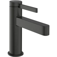 Смеситель для раковины Hansgrohe Finoris 76012340 CoolStart, с донным клапаном, черный хром матовый