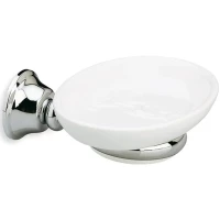 Мыльница Stil Haus Smart SM09(08-BI) настенная, хром/белый