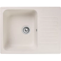 Кухонная мойка GranFest Quarz 13 61,8x47,7 см, белый