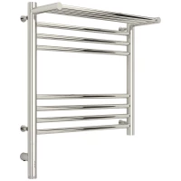 Полотенцесушитель электрический 500x500 МЭМ левый Сунержа Богема с полкой 3.0 00-5806-5050