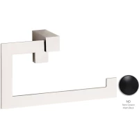 Полотенцедержатель кольцо Sanibano Elegance H8700/05MB черный матовый