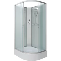 Душевая кабина 110x90x220 см Niagara NG-33194-14LBK матовое