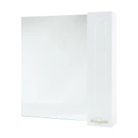 Зеркальный шкаф 74x80 см белый глянец L/R Bellezza Тиффани 4610512000014