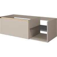 Тумба под раковину Armadi Art Quatro Daphne 790-M6-120-D-MG 120 см L, подвесная, бежевый матовый