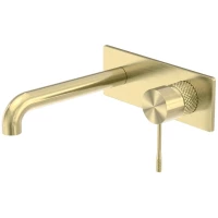 Смеситель для раковины Feramolli Sole S668-20GL встраиваемый, золотой матовый