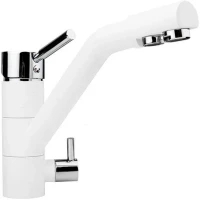 Смеситель для кухни Longran Sprint Universal LM1394 - 07 с подключением к фильтру, альпина