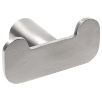 Крючок Mediclinics Aura AI2318CS двойной, для ванны, нержавеющая сталь