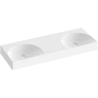 Раковина Ravak Lite XJX01312001 120x45 см, накладная, подвесная, белый