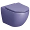 Унитаз подвесной Grossman GR-4411LIMS безободковый, с сиденьем микролифт, фиолетовый матовый - 1
