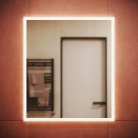 Зеркало Sancos Palace PA700 70x80 см, с LED-подсветкой, сенсорным выключателем, диммером