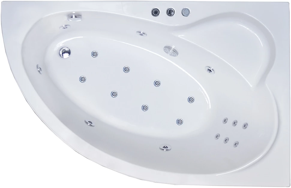 Акриловая гидромассажная ванна 150x100 см R Royal Bath Alpine De Luxe RB819100DL-R акриловая ванна royal bath