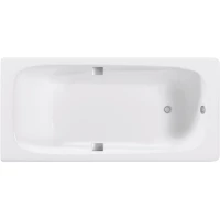 Ванна чугунная Delice Flex DLR230631R 170x80 см, с отверстиями под ручки, белый