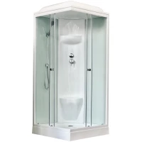 Душевая кабина 90x90x217 см Royal Bath RB90HP6-WT прозрачное
