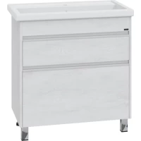 Тумба под раковину Санта Уран 700388 76,8 см, напольная, светлый дуб