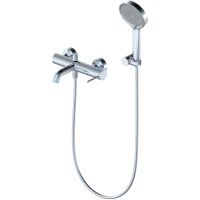 Смеситель для ванны Wonzon & Woghand Stick WW-88639017-CR с душевым гарнитуром, хром