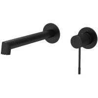 Смеситель для раковины Vincea Desire VBFW-1D1MB встраиваемый, без донного клапана, черный матовый