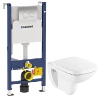 Комплект подвесной унитаз Roca Debba 346997000 + ZRU9302826 + система инсталляции Geberit 458.124.21.1