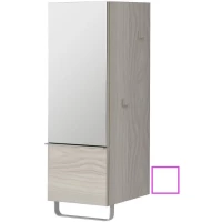 Полуколонна белый глянец с зеркальной дверцей шарниры слева Jacob Delafon Odeon Up EB893G-G1C