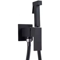 Гигиенический душ Feramolli Cubo BL212 со смесителем, черный матовый