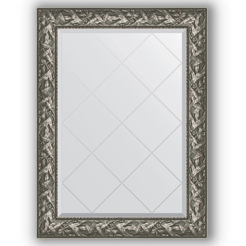 Зеркало 79x106 см византия серебро Evoform Exclusive-G BY 4200
