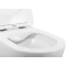 Унитаз подвесной Art&Max Sanremo AM026CHR/SC безободковый, с сиденьем микролифт, белый - 4