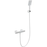 Термостат для душа Wonzon & Woghand Stay 3 WW-B2062-A-MW с душевым гарнитуром, белый матовый
