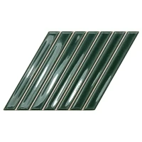 Плитка 135025 Spike Bars B Royal Green Gloss 15x25,9