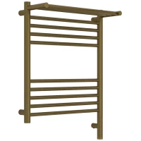 Полотенцесушитель электрический Сунержа Богема с полкой 3.1 05-6007-6050 600x500, МЭМ правый, состаренная бронза