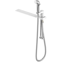 Гигиенический душ Lemark Solo LM7170CW со смесителем, хром/белый