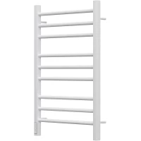 Полотенцесушитель электрический Point Веста П9 PN70758W 800x530, диммер левый, белый матовый